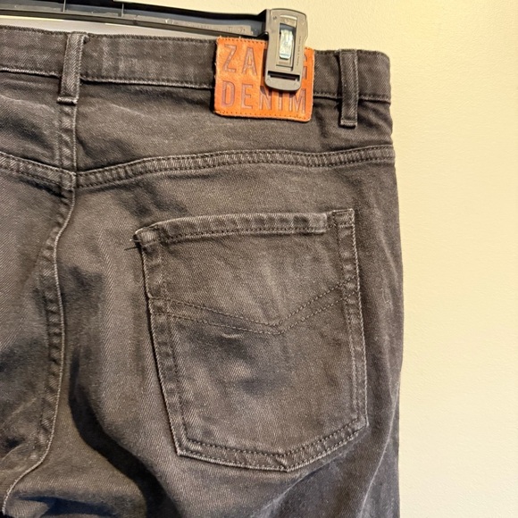 ZADIG & VOLATIRE David Black Jeans Straight Leg Denim Size 33 - Picture 5 of 9